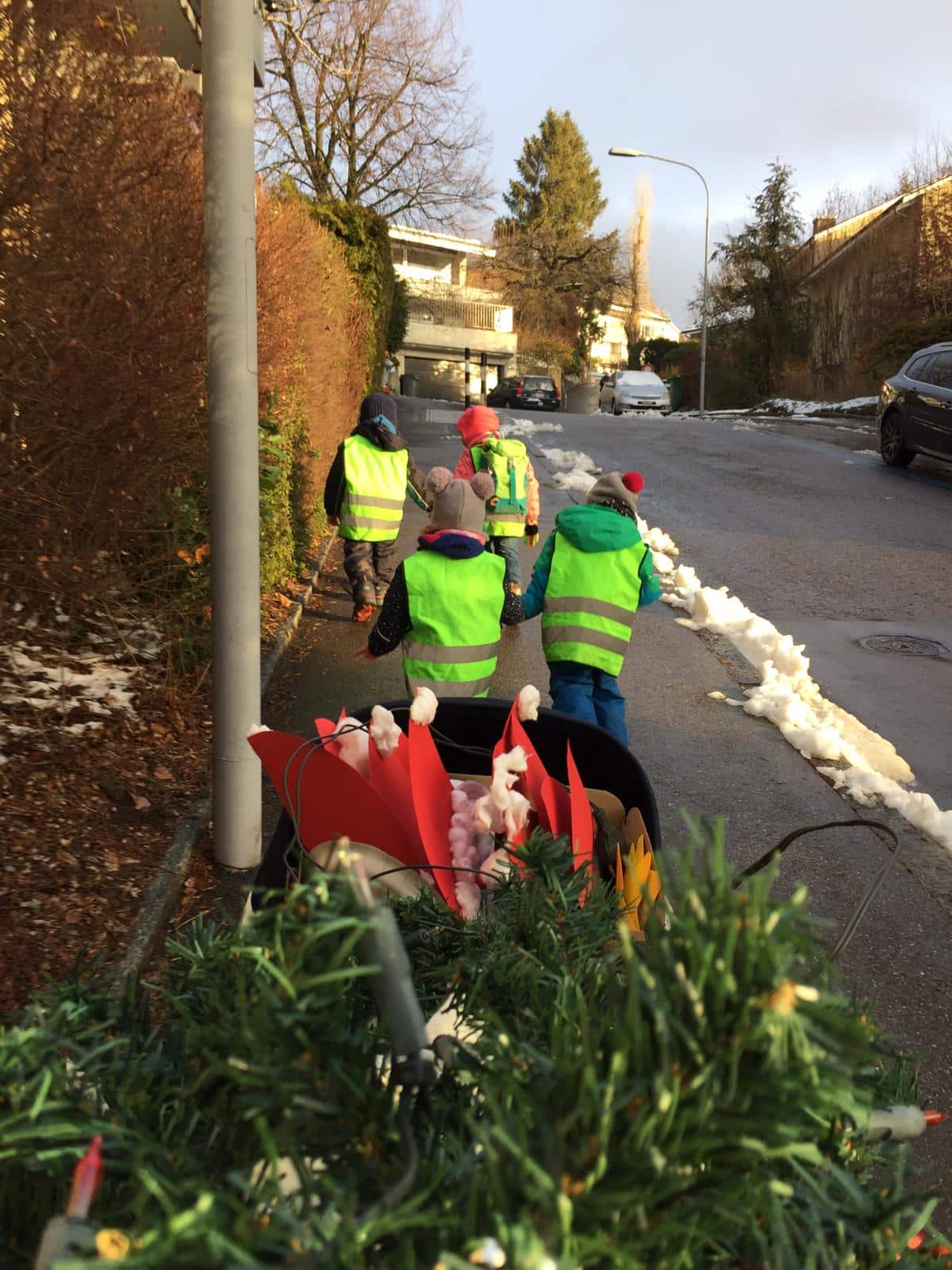 unterwegs zur kita