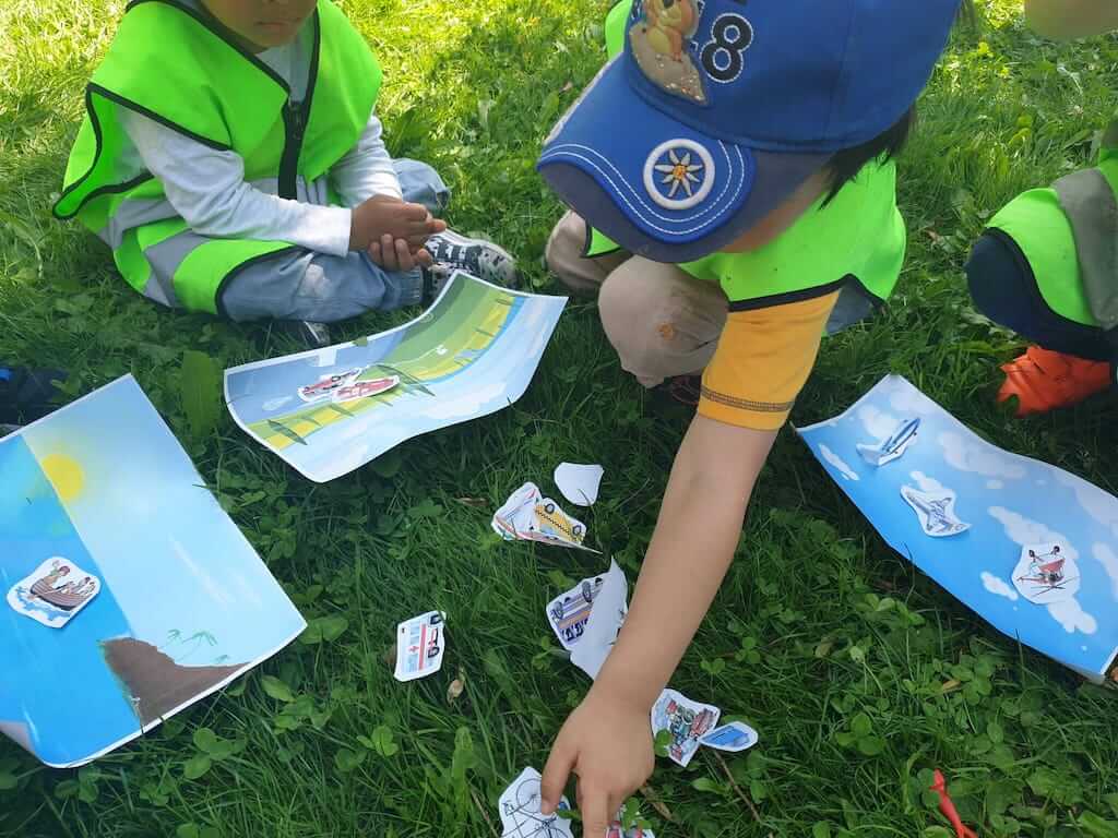 verkehrsmittel zuordnen kinderbetreuung – kinderkrippe und waldkinderkrippe blueemli in zuerich witikon