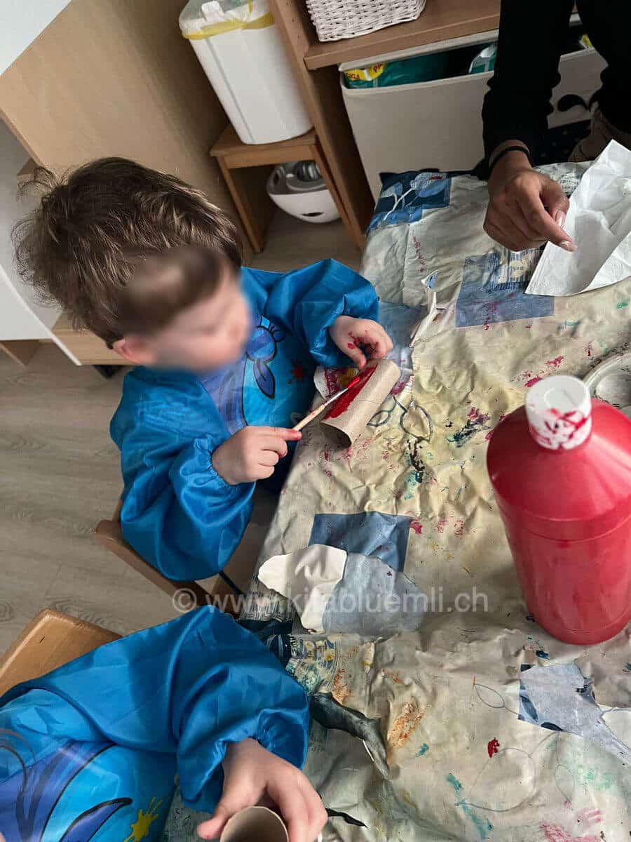 basteln mit wc rollen kinderbetreuung kinderkrippe und waldkinderkrippe blueemli in zuerich witikon