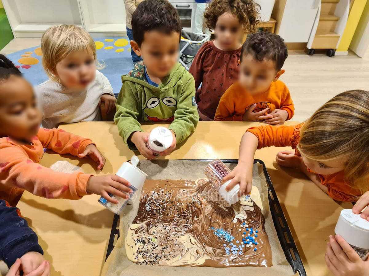 wir kochen unsere schokolade kinderbetreuung kinderkrippe und waldkinderkrippe blueemli in zuerich witikon