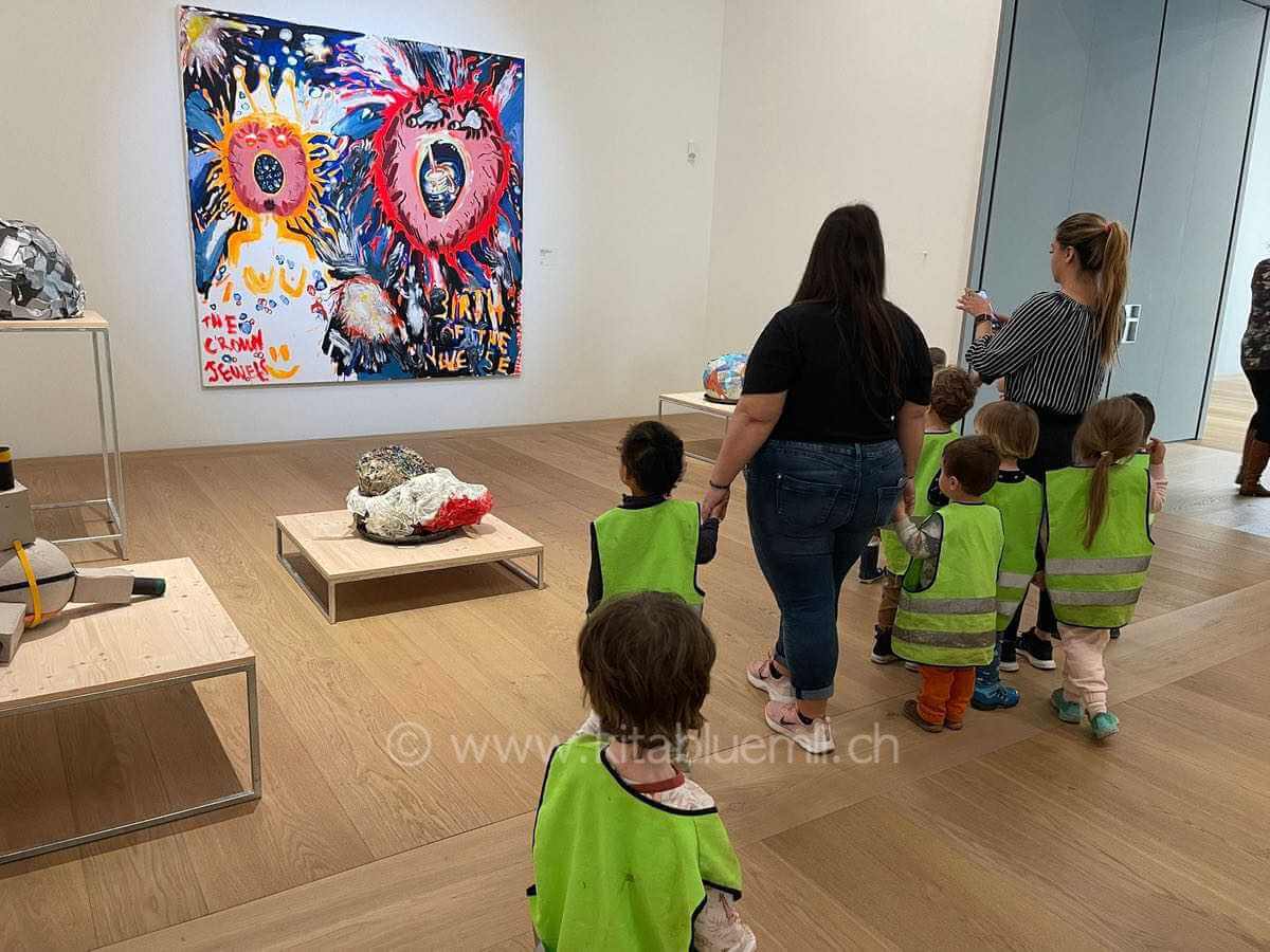 kunsthaus besuch 02 kinderbetreuung kinderkrippe und waldkinderkrippe blueemli in zuerich witikon