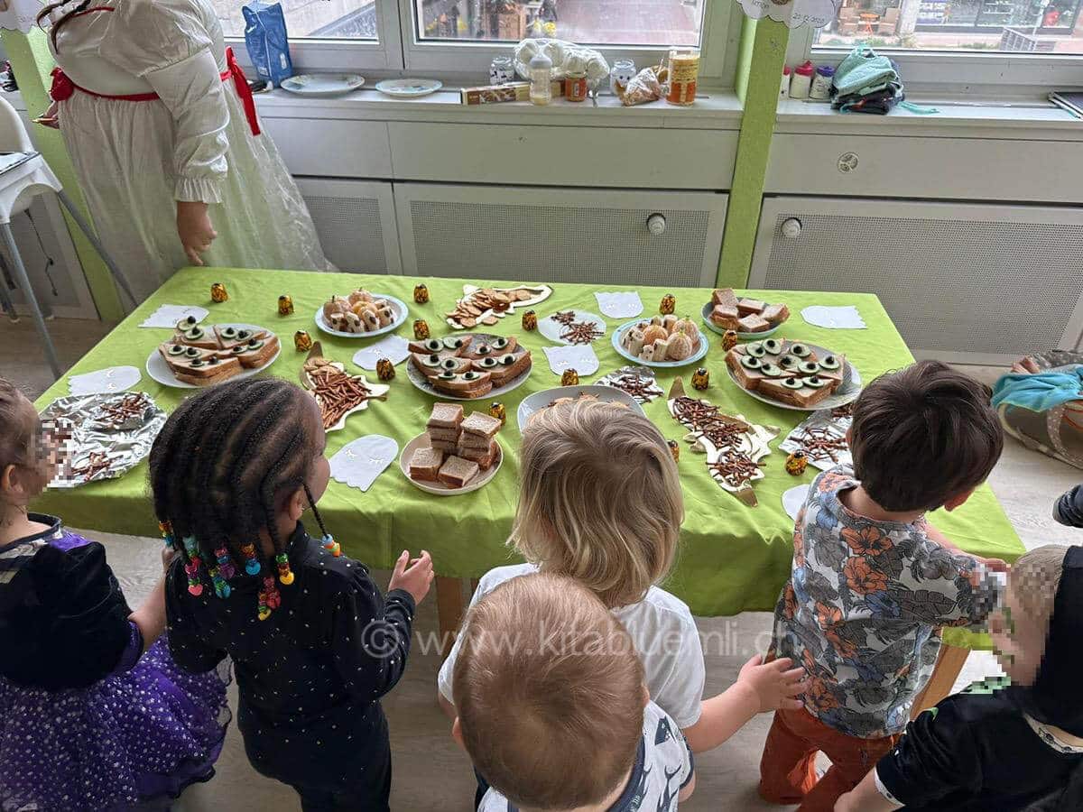 halloween essen kinderbetreuung kinderkrippe und waldkinderkrippe blueemli in zuerich witikon