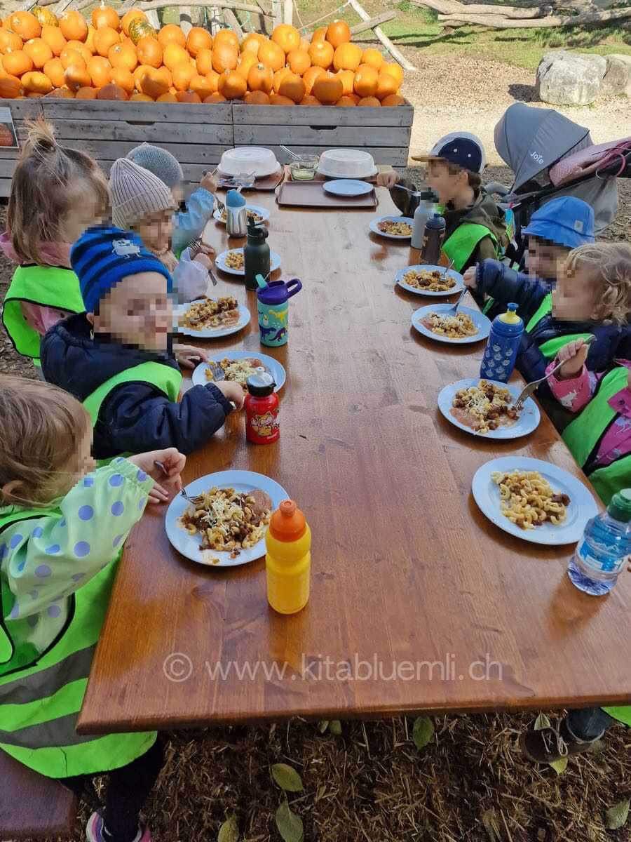 mahlzeiten kinderbetreuung kinderkrippe und waldkinderkrippe blueemli in zuerich witikon 1