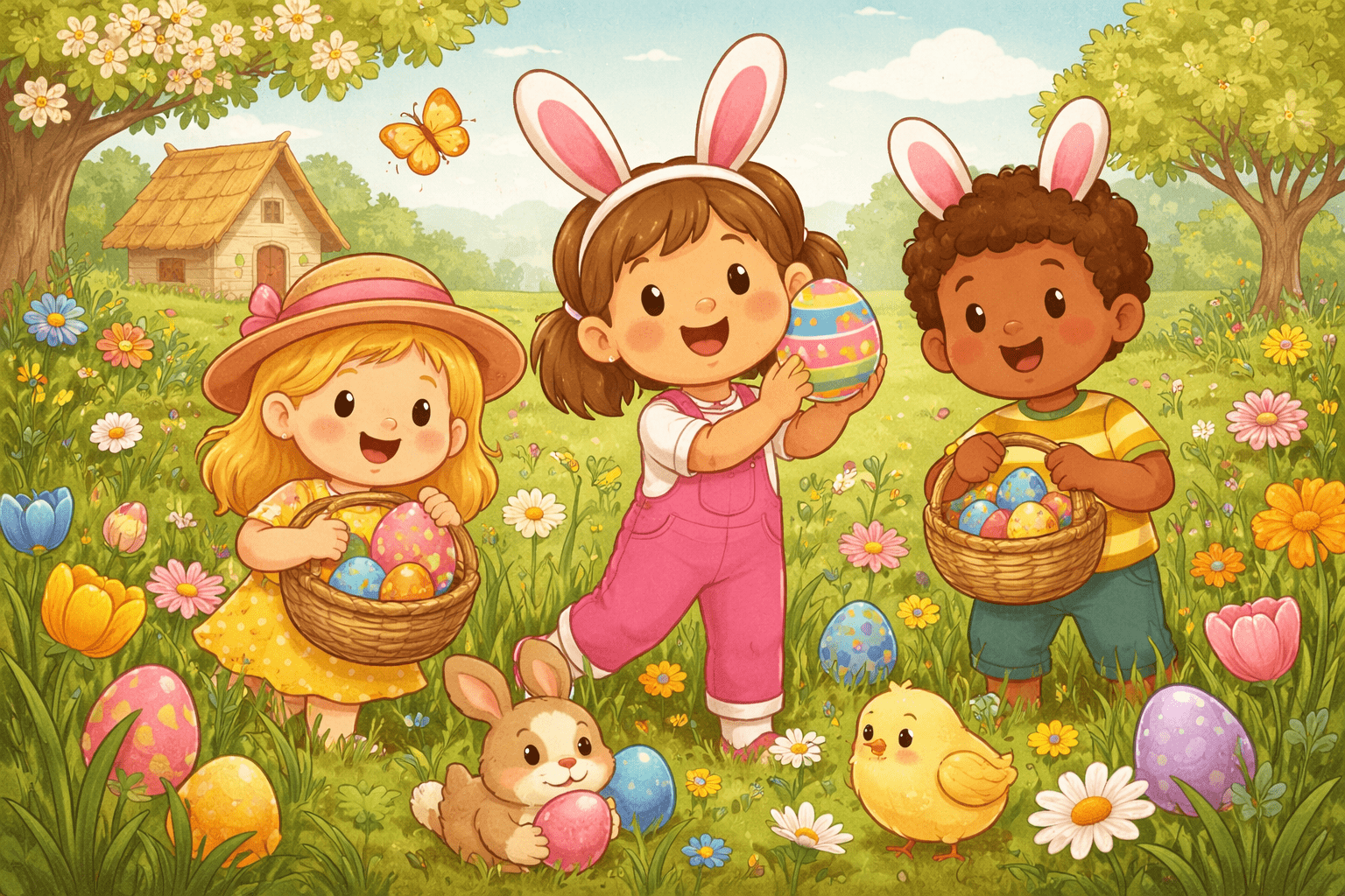 Ostern in der Kinderkrippe Blüemli: Frühlingsfreude und gemeinsames Entdecken