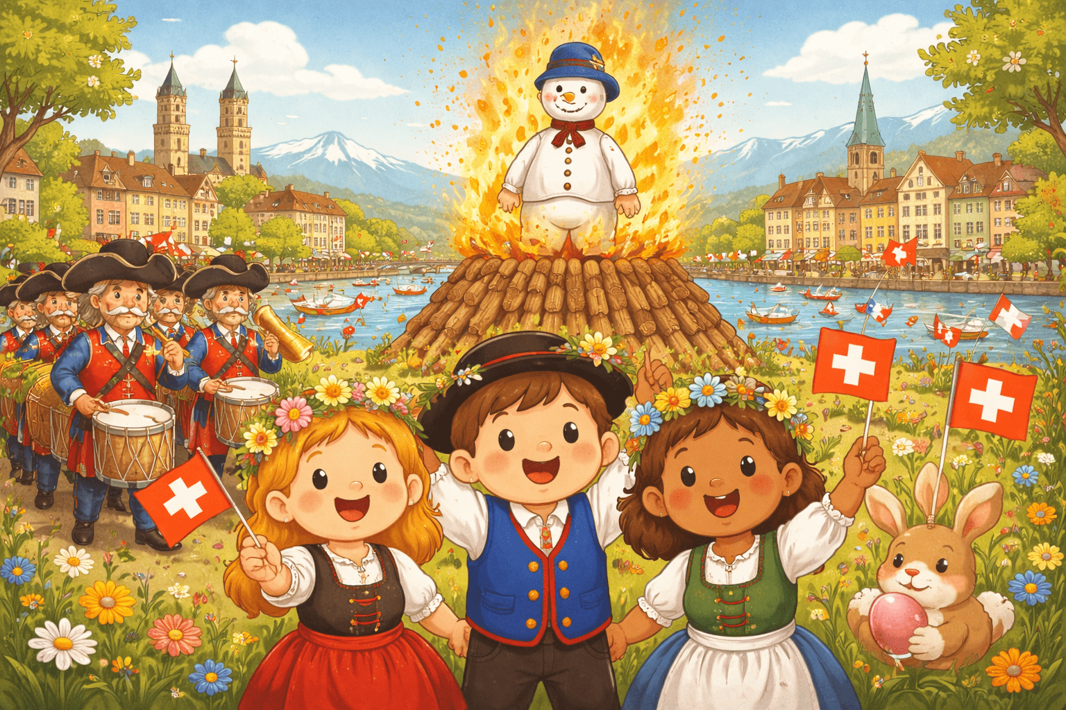 Sechseläuten mit Kindern erleben: Frühlingsbrauch in der Kinderkrippe Blüemli