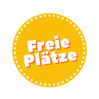 Sunny Yellow Circular Badge With Text